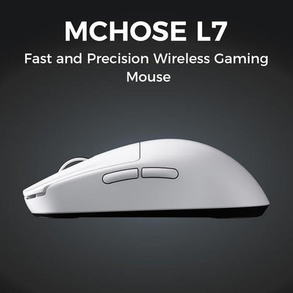 MCHOSE L7 Ultra PLUS 8K Wireless Ultra Light Weight PAW3950 Gaming Mouse