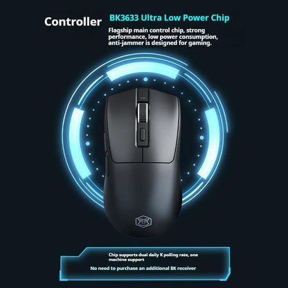 EWEADN M9 Mini ULTRA 8K Wireless Light Weight PAW3395 Gaming Mouse