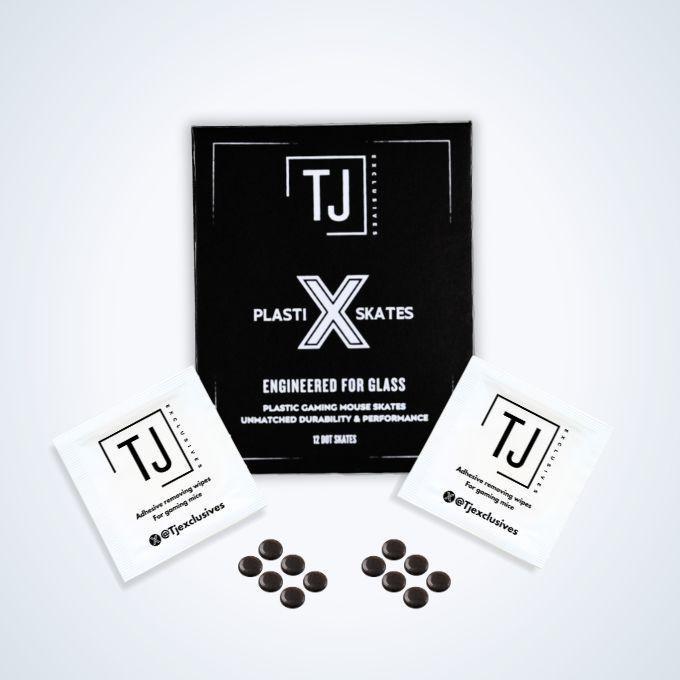 TJ-Exclusives PLASTIX Dots Universal Mouse Feet / Mouse Skate Plastic (Speed)
