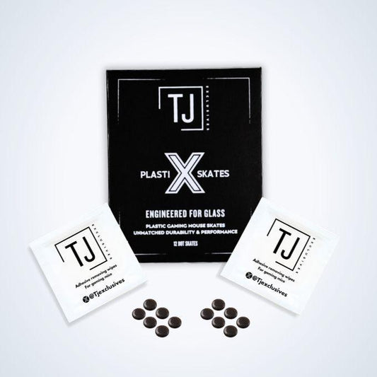 TJ-Exclusives PLASTIX Dots Universal Mouse Feet / Mouse Skate Plastic (Speed)