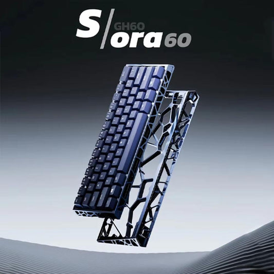 UR Studio Sora60 Custom 60% Aluminium Keyboard Case DIY for Wooting 60HE+ / GH60 / TOFU60 / Holy60 Clone