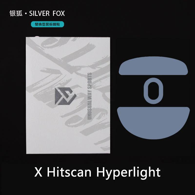 Unusual Way Sports Silver Fox Hitscan Hyperlight Mouse Feet / Mouse Skate PTFE (Speed)