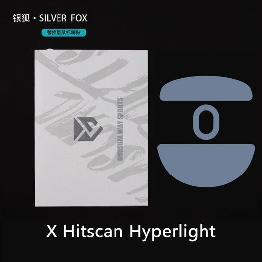 Unusual Way Sports Silver Fox Hitscan Hyperlight Mouse Feet / Mouse Skate PTFE (Speed)