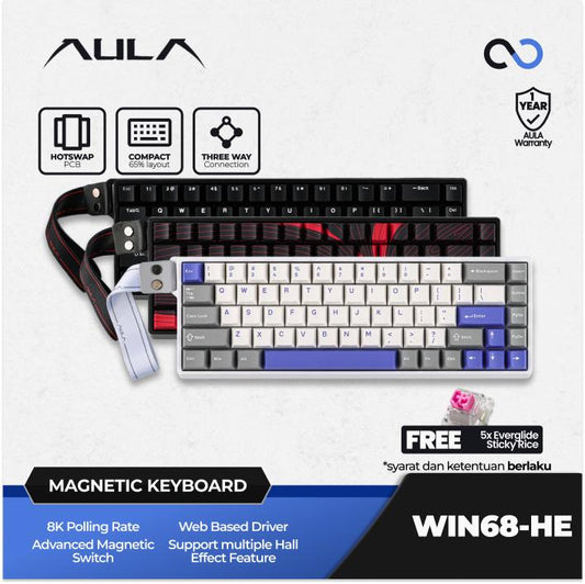AULA WIN68 MAX 8K 65% Hall Effect Keyboard