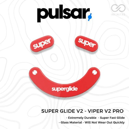 Pulsar Superglide 2 / Viper V2 Pro Glass mouse feet