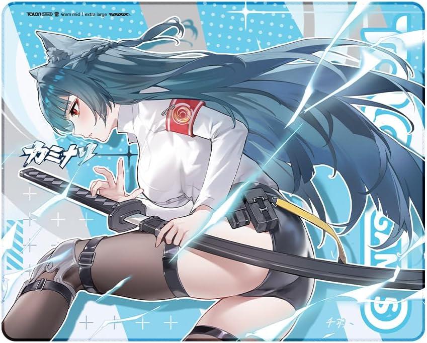 TALONGAMES Kaminari Soft Rubber Base Anime Gaming Mousepad (Speed) Artisan Raiden Feel