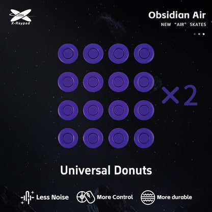 XRaypad Obsidian Air Universal Donuts PTFE Gaming Mouse Feet / Mouse Skate (Control)