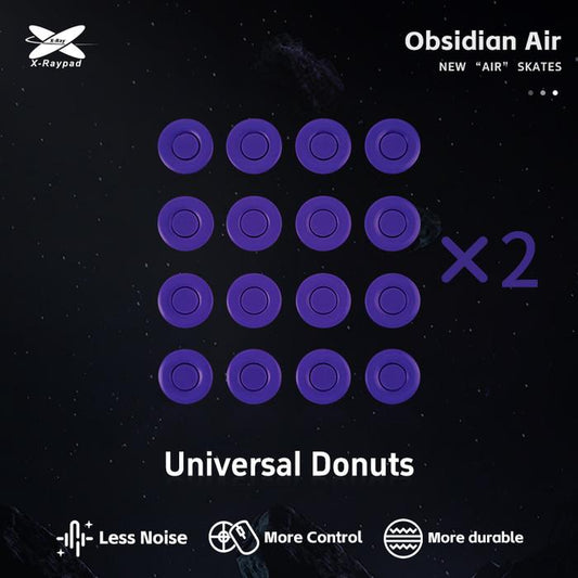 XRaypad Obsidian Air Universal Donuts PTFE Gaming Mouse Feet / Mouse Skate (Control)