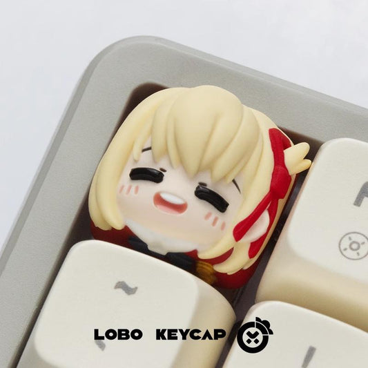 Lobo Chisato Nishikigi Lycoris Recoil Anime Theme Artisan Keycaps Resin Keycap