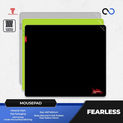 Titan Nation Fearless Rubber Base Gaming Mousepad Type-99 Surface (Control)