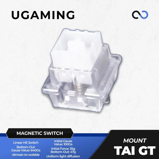 UGAMING Mountain Tai HE GT Magnetic Hall Effect Keyboard switch (Linear)