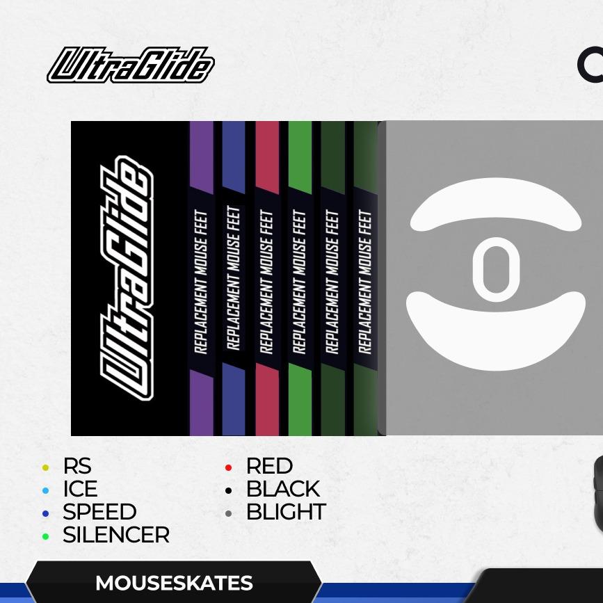 Meow Gaming Gear UltraGlide ATK F1 Series Mouse Feet / Mouse Skate