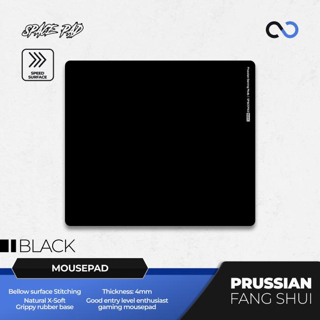 Spacepad Prussian Fang Shui Rubber Base Gaming Mousepad (Speed)