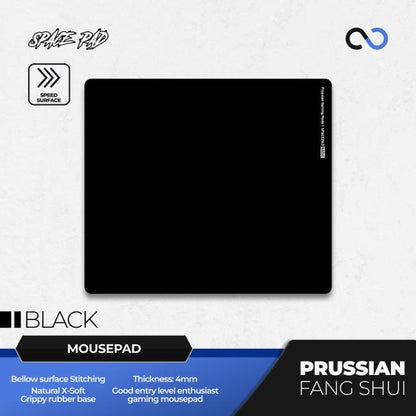 Spacepad Prussian Fang Shui Rubber Base Gaming Mousepad (Speed)