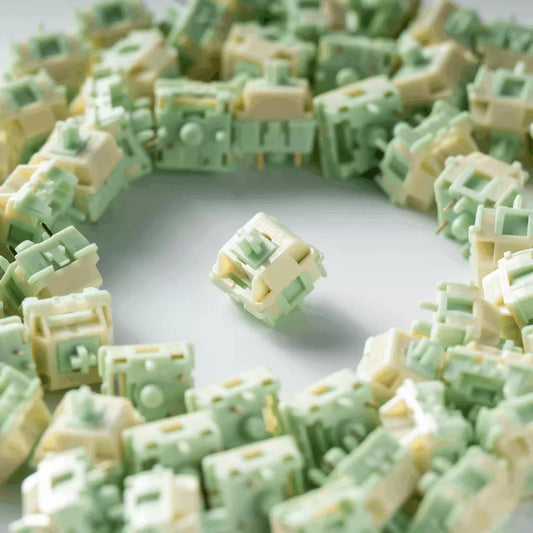 HMX Green Apple Pre-Lubed Mechanical Keyboard PCB Mount Switch (Linear) by Soulcat x SPM