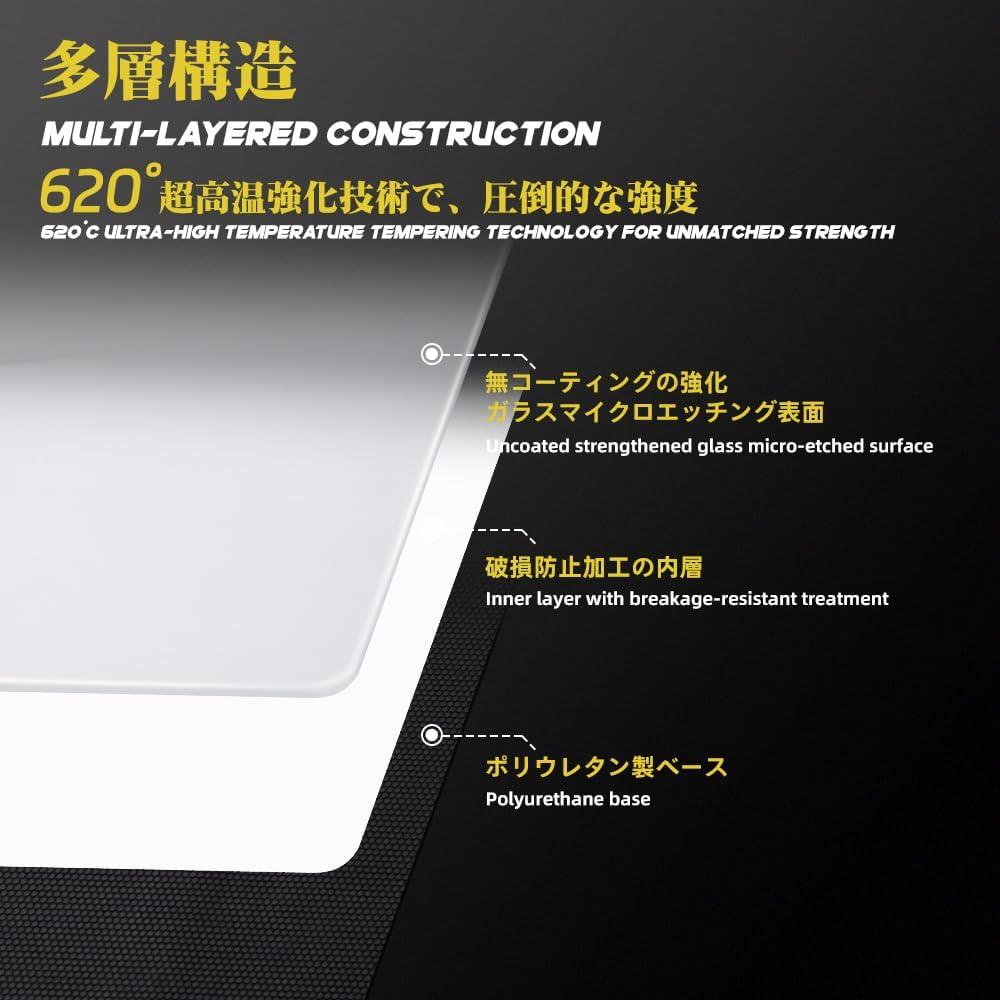 Talongames Ultrapad Poron Base AGC Japanese CNC Tempered Glass Gaming Mousepad Kaca (Hybrid-Control)