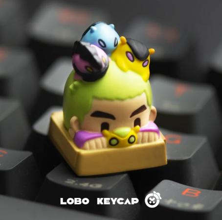 Lobo Gekko Abilities Valorant Agent Theme Artisan Keycaps Resin Keycap