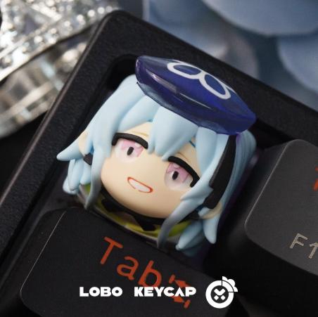 Lobo Mizuki Arknights Theme Artisan Keycaps Resin Keycap