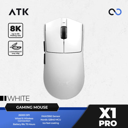 ATK X1 PRO Blazing Sky 8K Wireless Light Weight Gaming Mouse