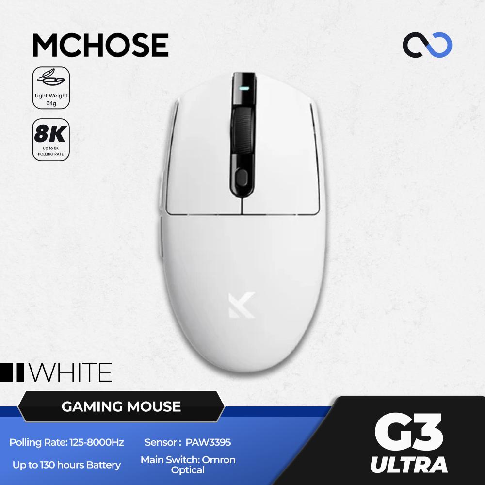 MCHOSE G3 Ultra 8K Wireless Ultra Light Weight Gaming Mouse G305 Shape