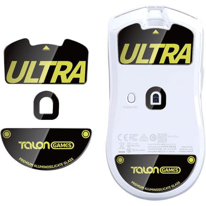 TALONGAMES Glass ULTRA Razer Viper V3 Pro Glass Mouse Feet / Glass Skate for Cloth Mouse pad (Speed-Control)