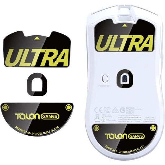 TALONGAMES Glass ULTRA Razer Viper V3 Pro Glass Mouse Feet / Glass Skate for Cloth Mouse pad (Speed-Control)