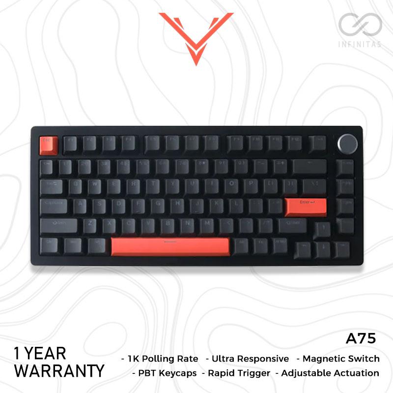 Drunkdeer A75 Hall Effect 75% Keyboard Rapid Trigger Wooting Clone