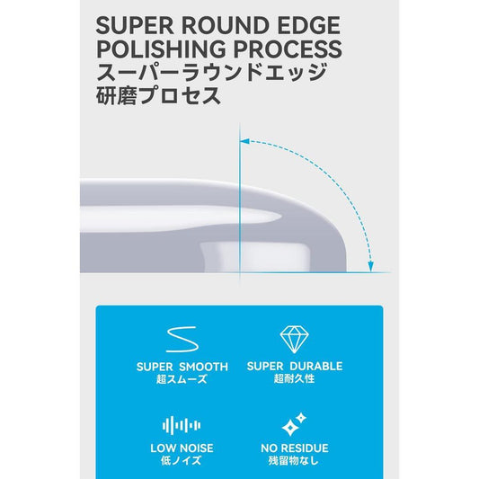 TALONGAMES Red Donuts Universal Mouse Feet / Mouse Skate PTFE (Hybrid-Control)