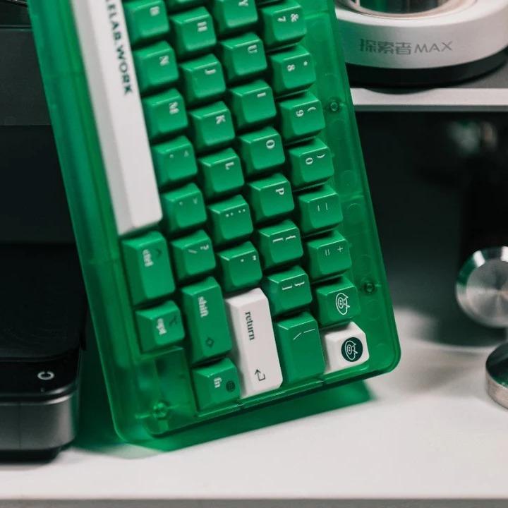 LeleLab Supsup Colombian Green Keycaps Cherry Profile UV Printed ABS Keycap 138-Keys