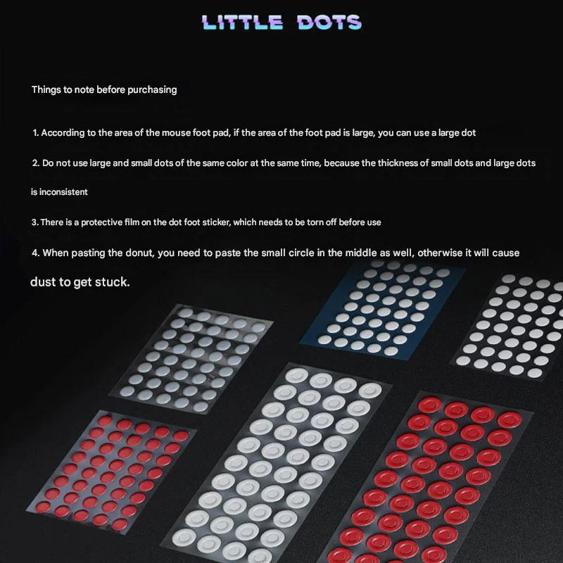 Spacepad White Dots Universal Gaming Mouse Feet / Mouse Skate PTFE (Hybrid-Speed)