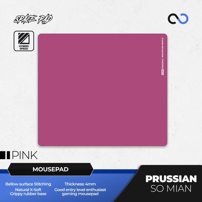 Spacepad Prussian V2 So Mian Rubber Base Gaming Mousepad (Hybrid-Speed)