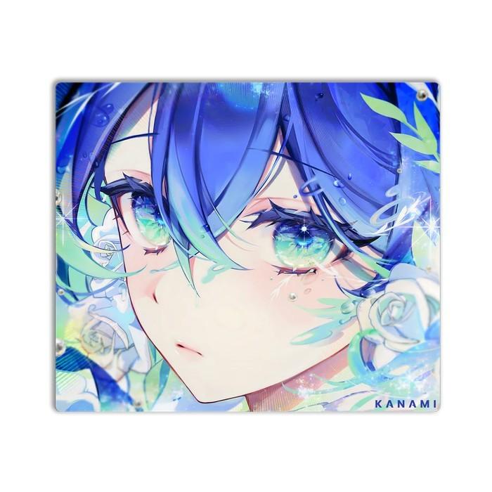 KANAMI Minami Silicone Base Gaming Glass Mousepad Kaca (Speed)
