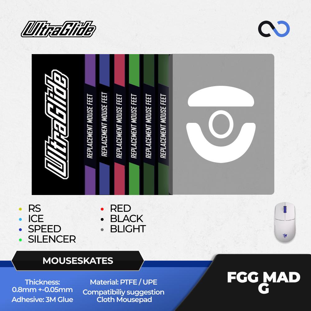 Meow Gaming Gear UltraGlide Fierce Gaming Gear MAD G Mouse Feet / Mouse Skate