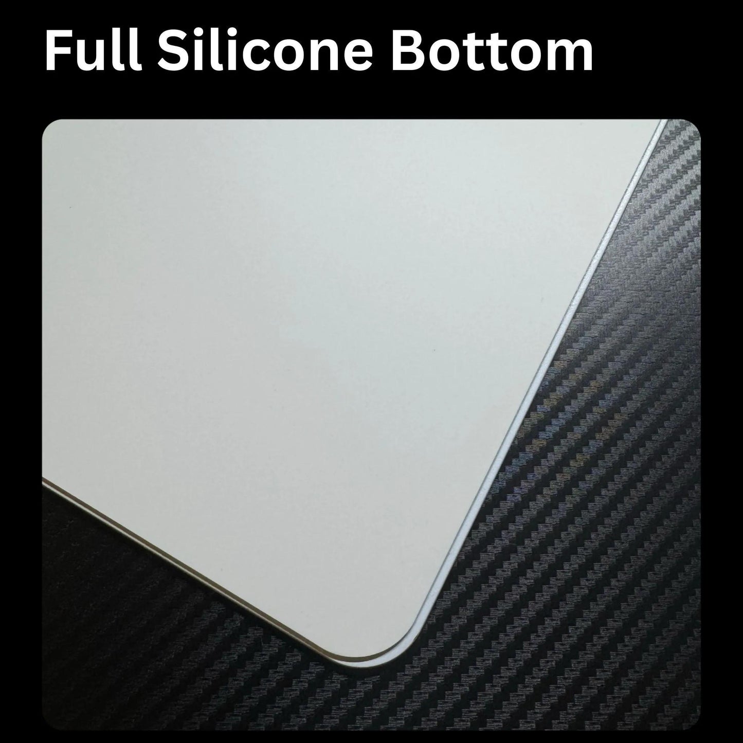 Crescent Zeus Silicone Base NON-COATED Tempered Glass Gaming Mousepad Kaca (Control)