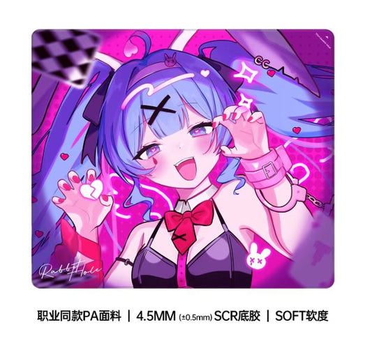 Titan Nation Rabbit Hole Hatsune Miku SCR / Poron Base Gaming Mousepad (Control) Vaxee PA Clone