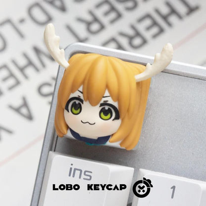Lobo Noko Kanoko My Deer Friend Nokotan New Year Chiikawa Theme Artisan Keycaps Resin Keycap