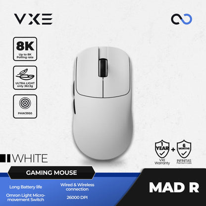 VGN VXE MAD R 8K Wireless Light Weight Gaming Mouse