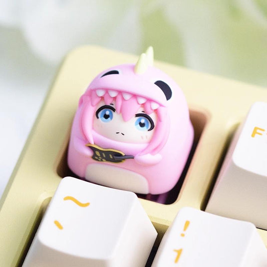 Lobo Hitori Gotoh Instrumental Ver Bocchi the Rock Anime Theme Artisan Keycaps Resin Keycap