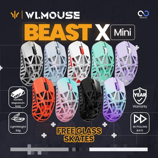 WLMouse Beast X Mini Super Light Magnesium Wireless Gaming Mouse