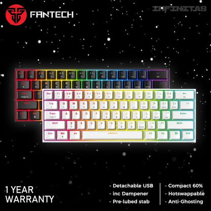 Fantech Maxfit61 MK857 60% Hotswap Mechanical Keyboard