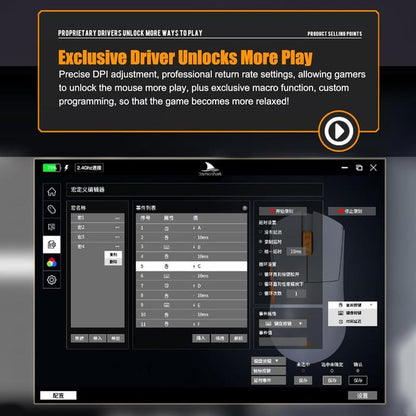 Darmoshark M3s Pro 4k Varun Wireless Ultra Light Ambi Gaming Mouse