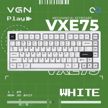 VGN VXE75 / VXE 75 Hotswap Gasket Wireless 75% Alu Mechanical Keyboard