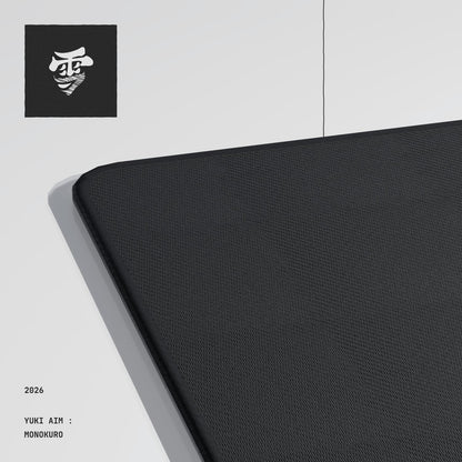 Yuki Aim Monokuro Cloth Limited Edition Poron Base Gaming Mousepad (hybrid-Control)