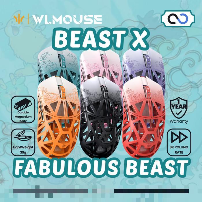 WLMouse Beast X / BeastX Super Light Magnesium Wireless Gaming Mouse