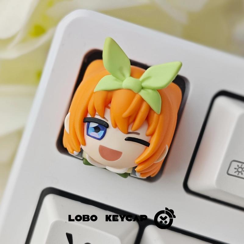 Lobo Nakano Yotsuba The Quintessential Quintuplets Anime Theme Artisan Keycaps Resin Keycap