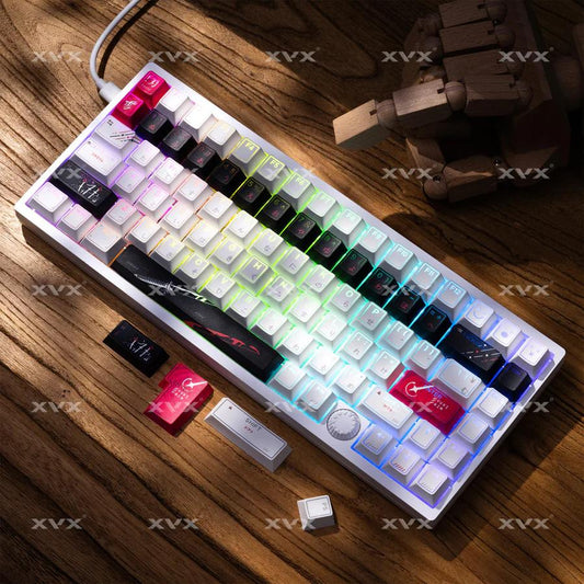 XVX Prism Yuki Aim Keycaps Cherry Profile Double Shot Shine Through PBT Keycap 142-Keys