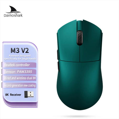 Darmoshark M3-V2 Kiran 8k Wireless Ultra Light Ambi Gaming Mouse