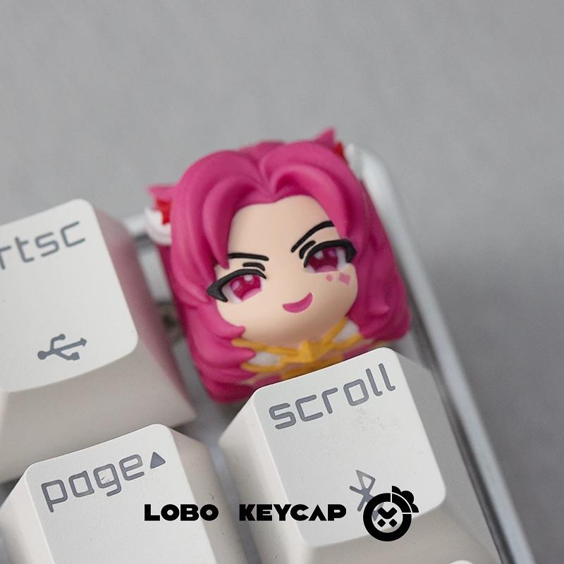 Lobo Kai Sa Arcane League of Legends Theme Artisan Keycaps Resin Keycap
