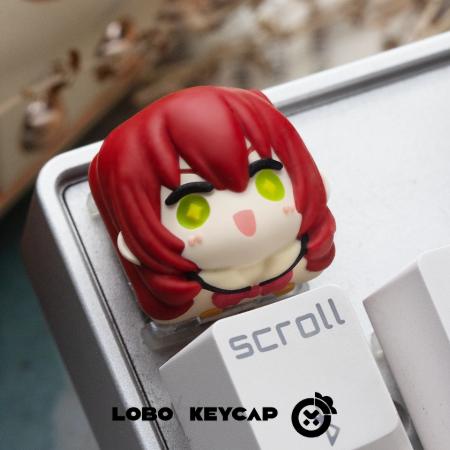 Lobo Ikuyo Kita Bocchi the Rock Anime Theme Artisan Keycaps Resin Keycap