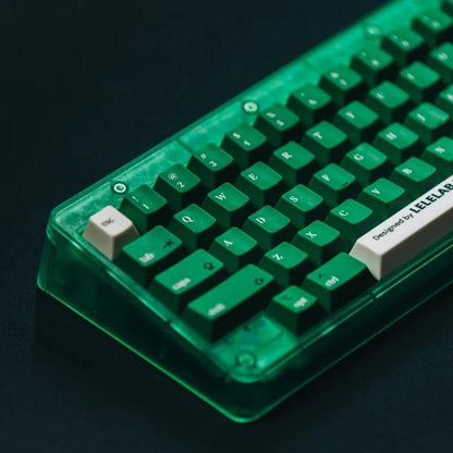 LeleLab Supsup Colombian Green Keycaps Cherry Profile UV Printed ABS Keycap 138-Keys